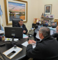 Firma de convenio para ampliar la red de agua potable en Barrio El Paraíso